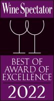 Wine Spectator Best of Award of Excellence 2022